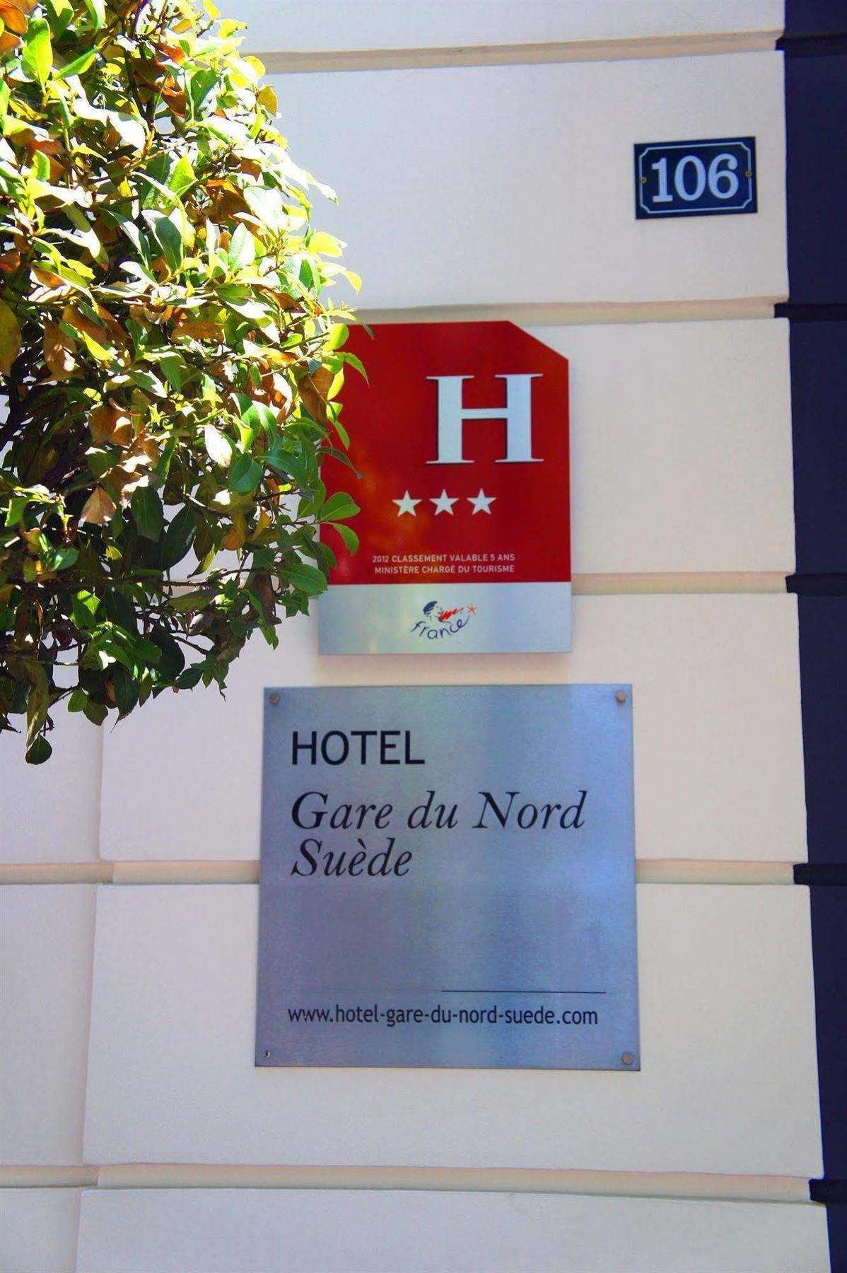 Libertel Gare Du Nord Suede Hotel Paris Exterior photo